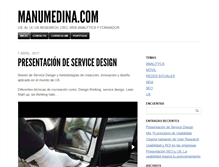 Tablet Screenshot of manumedina.com